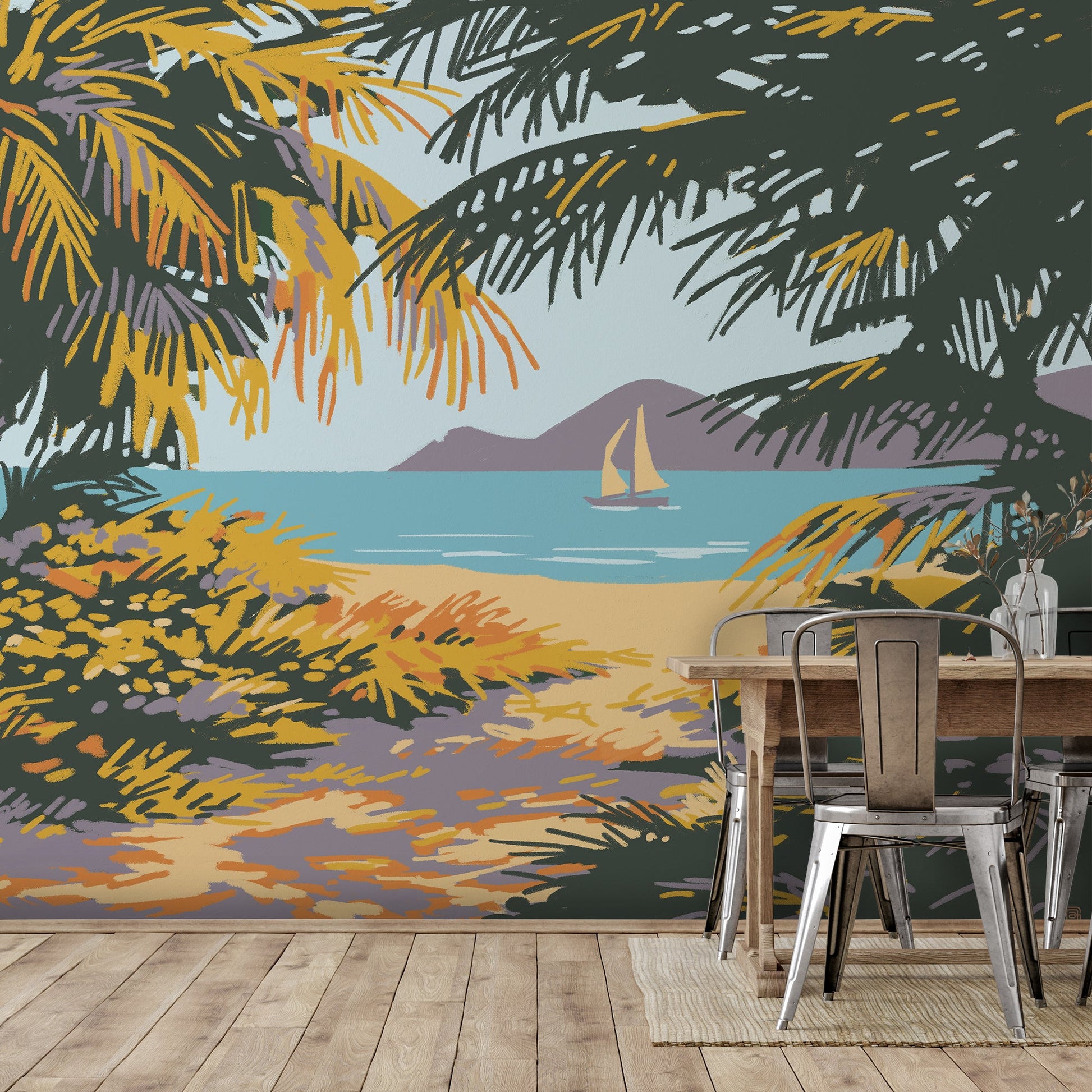 Peel & Stick Wall Mural - Virgin Islands National Park By Anderson Design Group