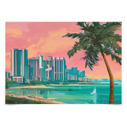 Peel & Stick Wall Mural - Miami Beach Florida By Anderson Design Group