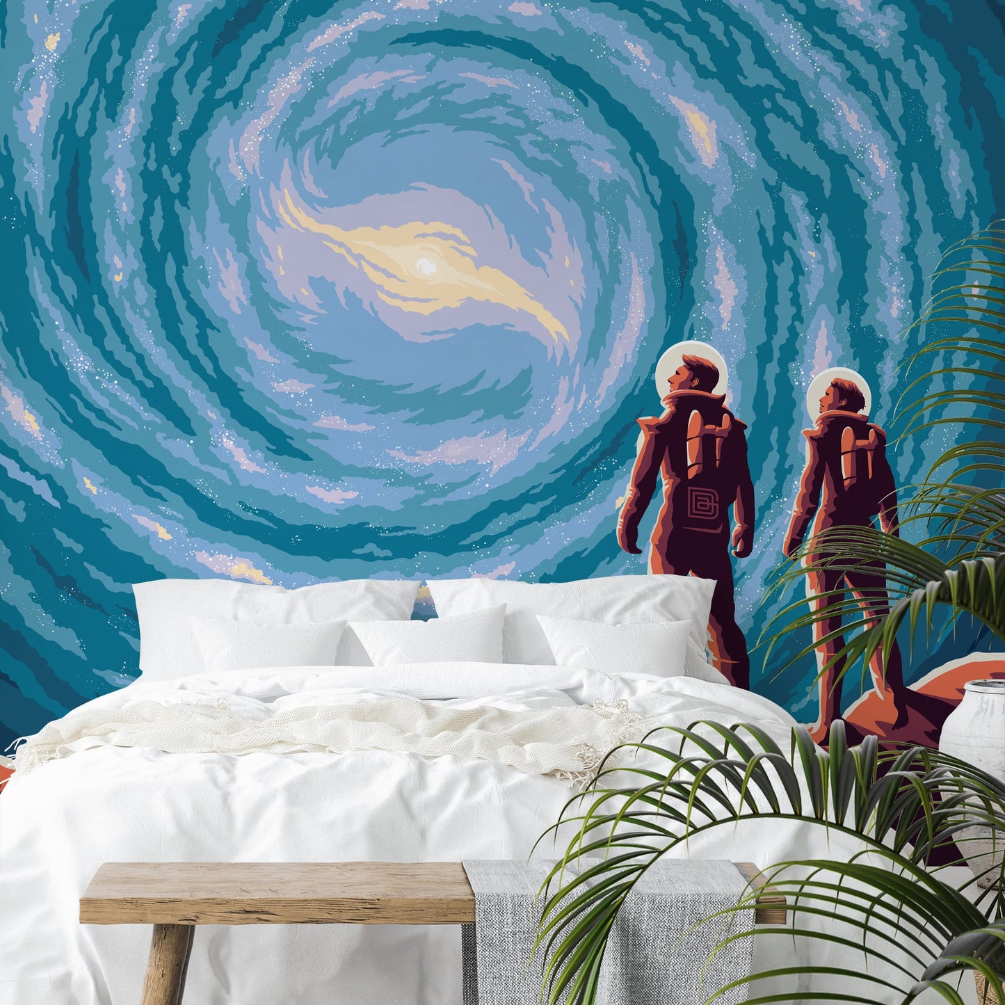 Peel & Stick Wall Mural - Milky Way Galaxy By Anderson Design Group