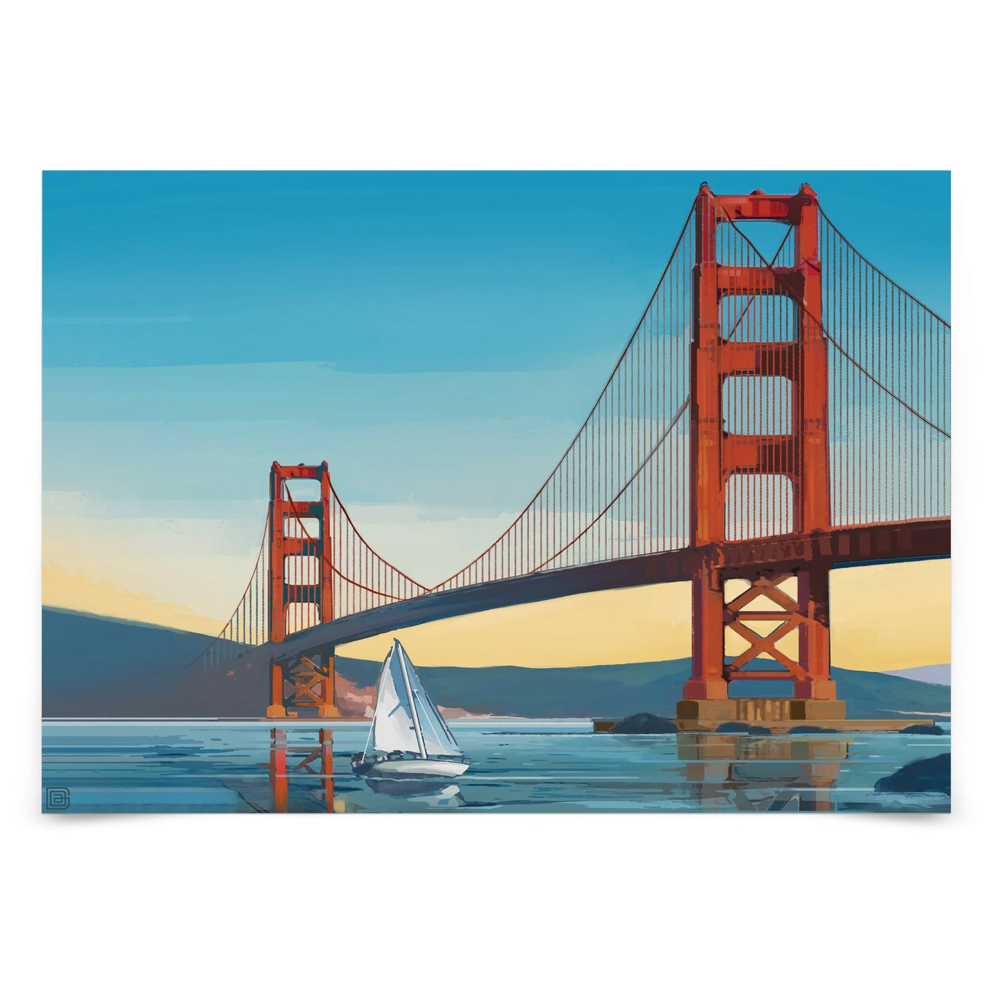Peel & Stick Wall Mural - San Francisco California By Anderson Design Group