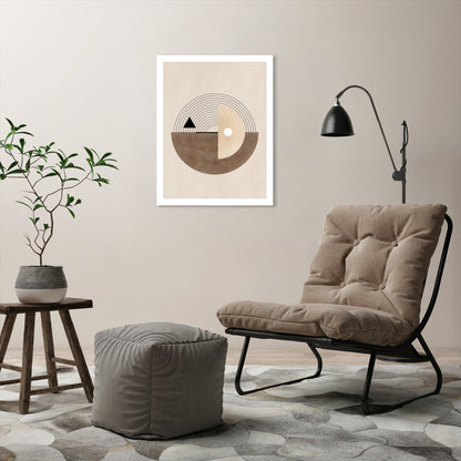 Bauhaus Neutral Abstract Tones 3 by The Print Republic - Frames