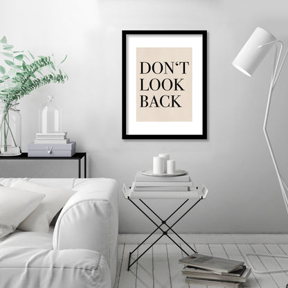 Dont Look Back by The Print Republic - Canvas, Poster or Framed Print