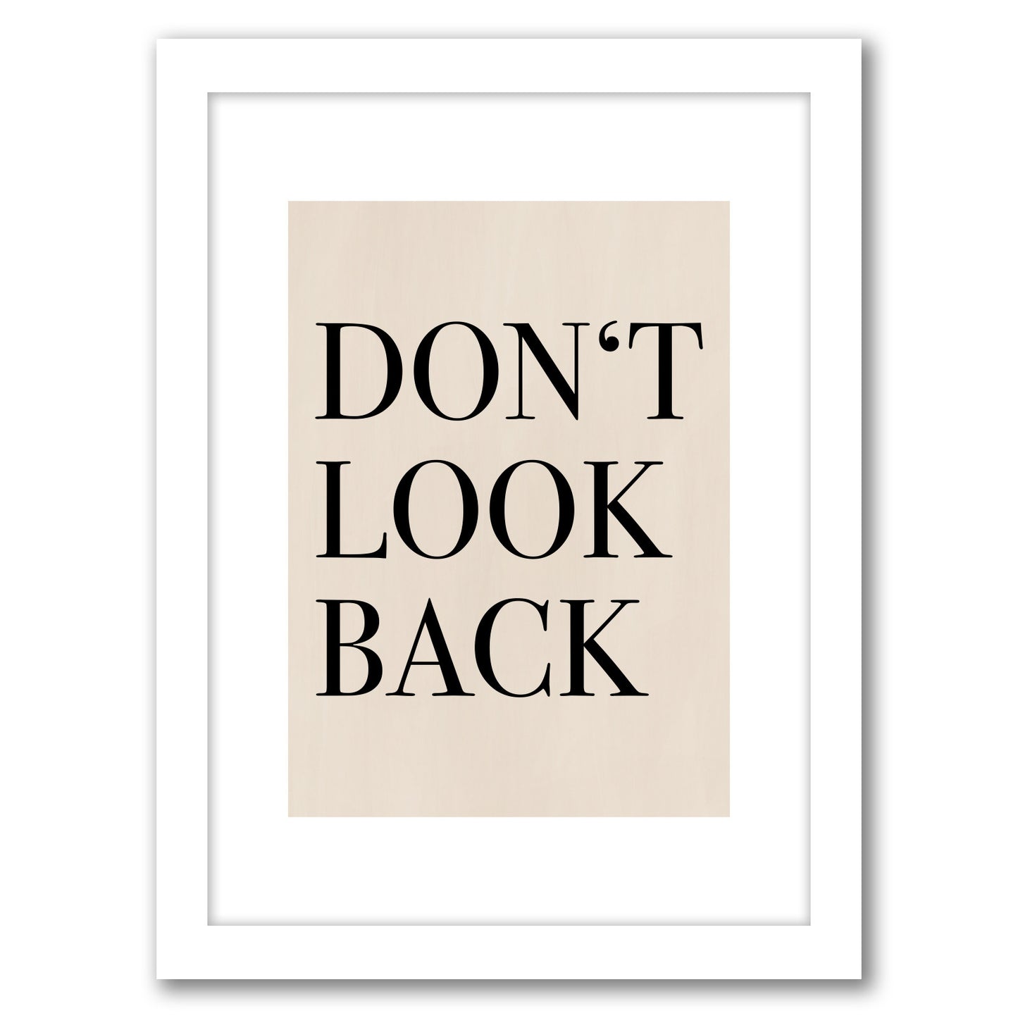 Dont Look Back 1 by The Print Republic - Canvas, Poster or Framed Print