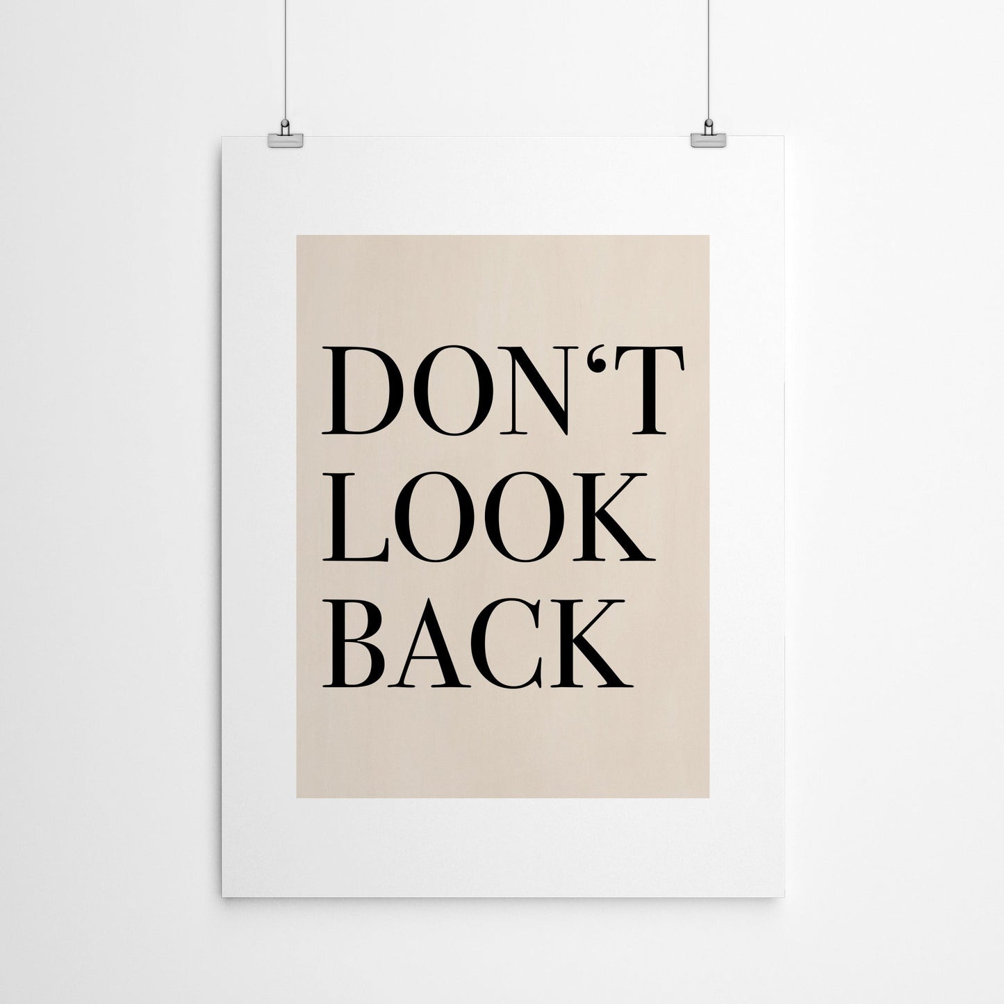 Dont Look Back 1 by The Print Republic - Canvas, Poster or Framed Print