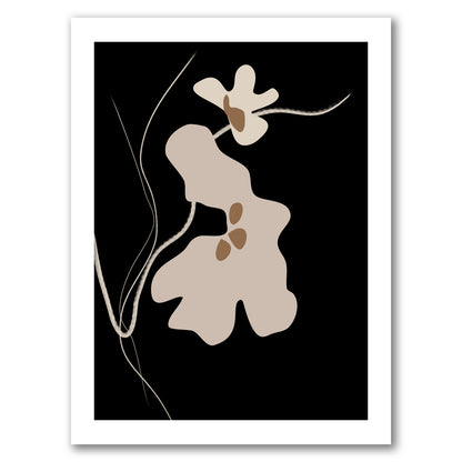 Minimalist Flower Line Neutral 3 by The Print Republic - Canvas, Poster or Framed Print