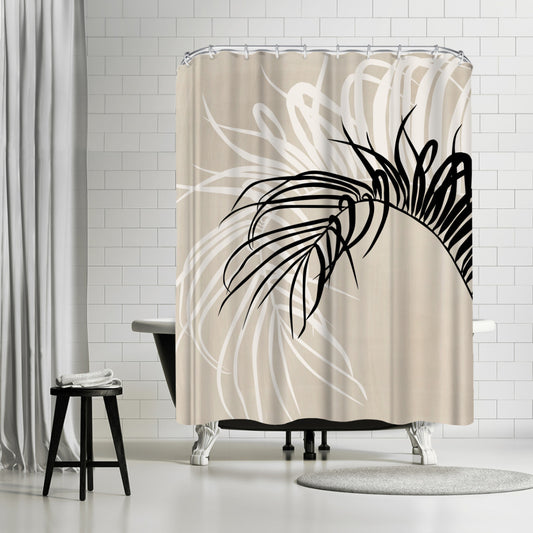 Palm Tree by The Print Republic - Shower Curtain, Shower Curtain, 74" X 71"