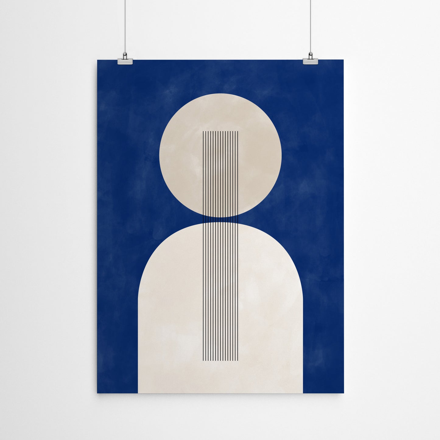 Royal Blue Line Matisse 2 by The Print Republic - Canvas, Poster or Framed Print