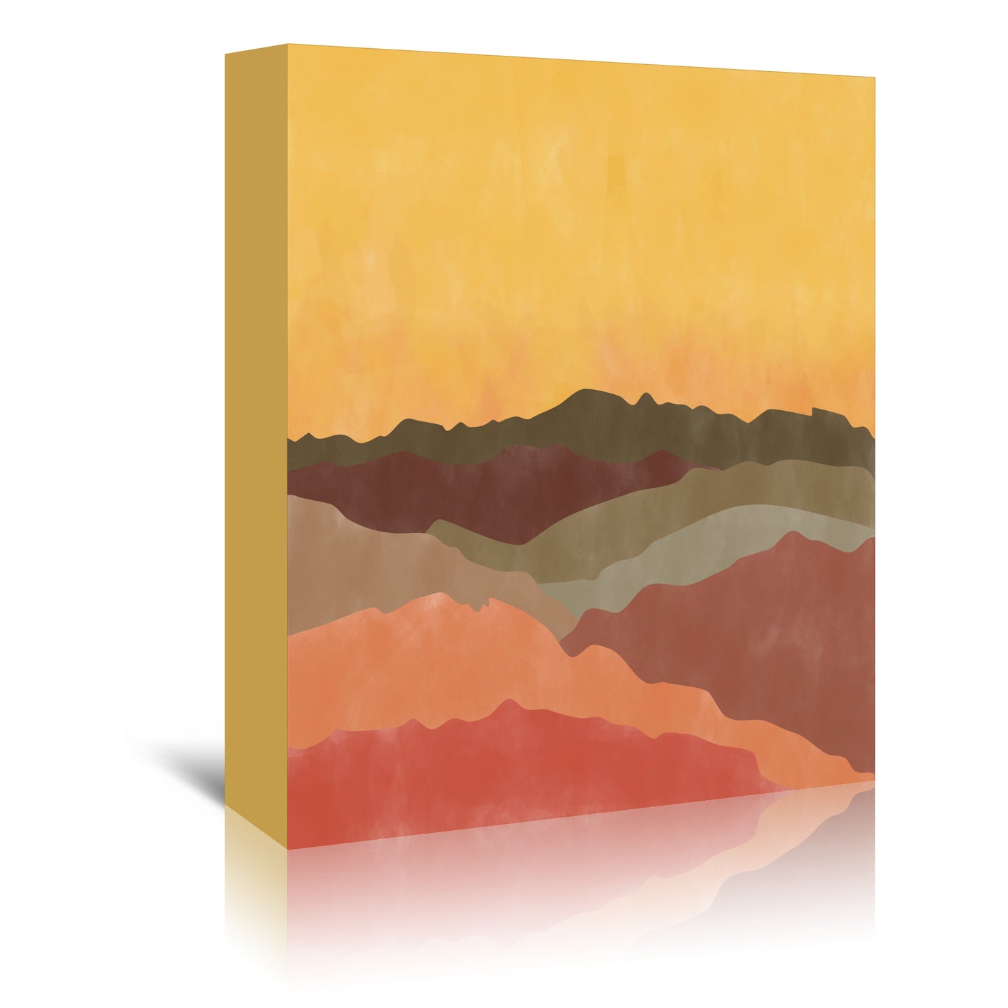 Terracotta Landscape 2 by The Print Republic - Canvas, Poster or Framed Print