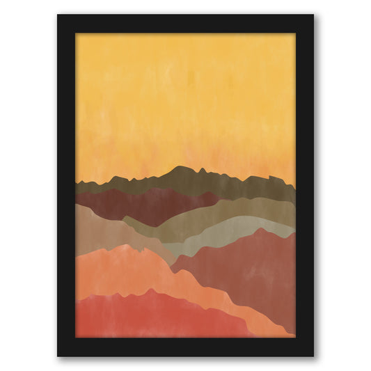 Terracotta Landscape 2 by The Print Republic - Canvas, Poster or Framed Print