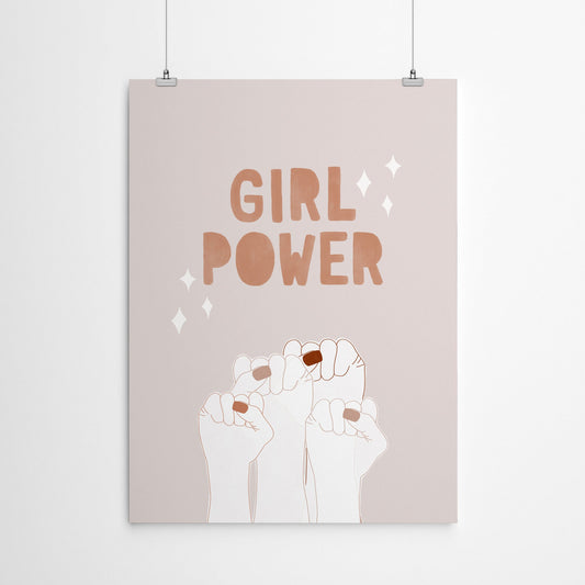 Boho Girl Power by Menina Lisboa - Canvas, Poster or Framed Print