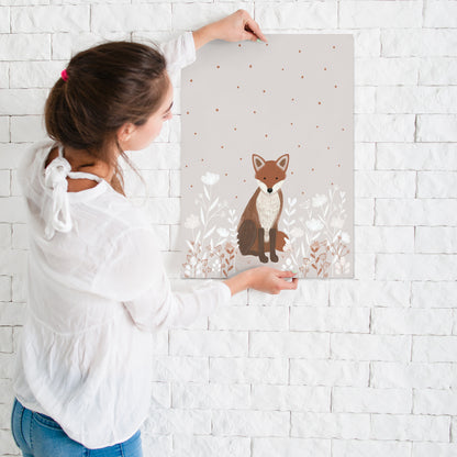 Little Red Fox by Menina Lisboa - Canvas, Poster or Framed Print