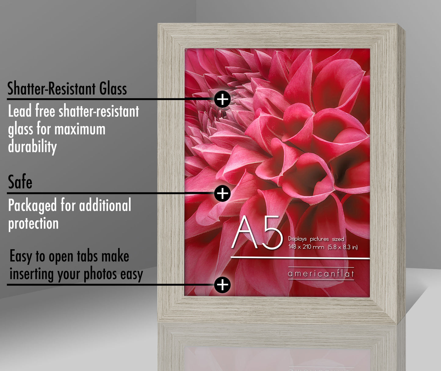 A-Sized Picture Frame (A2, A3, A4, A5) | Choose Size and Color