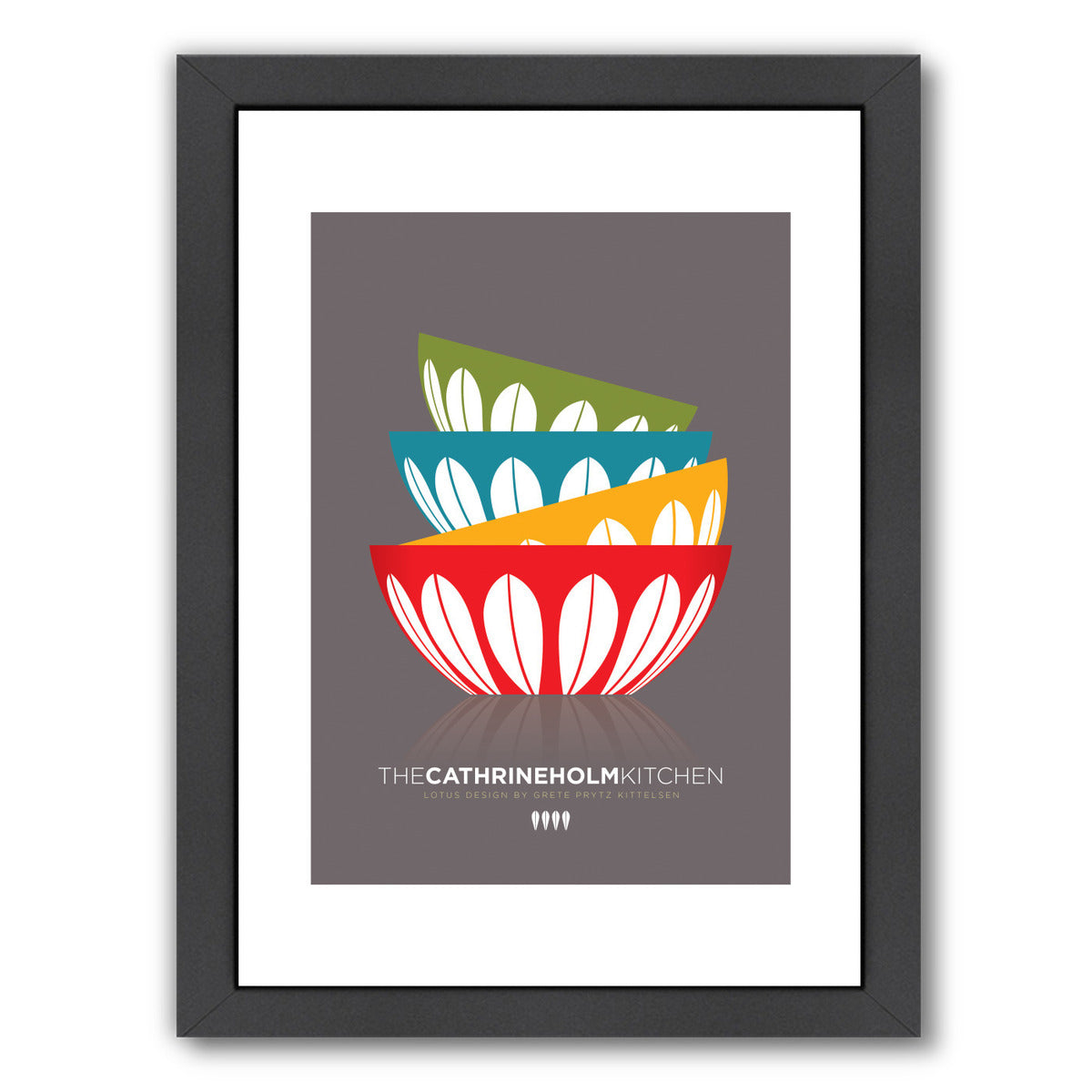 Catherineholm Bowls by Visual Philosophy Framed Print - Americanflat