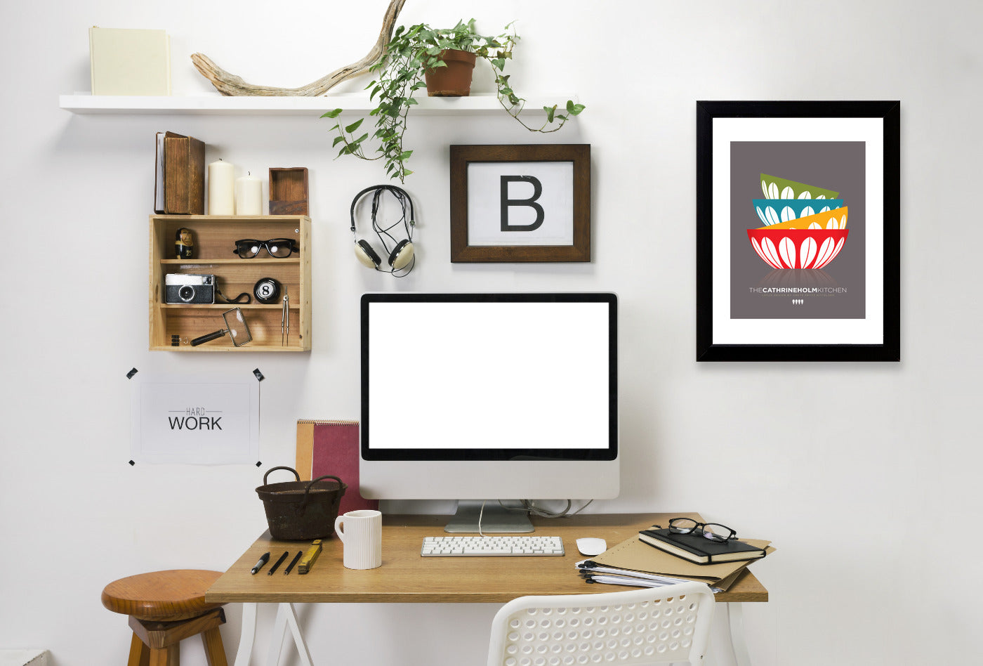 Catherineholm Bowls by Visual Philosophy Framed Print - Americanflat
