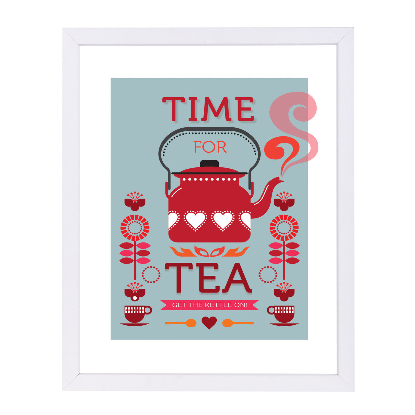 Time For Tea by Visual Philosophy Framed Print - Americanflat