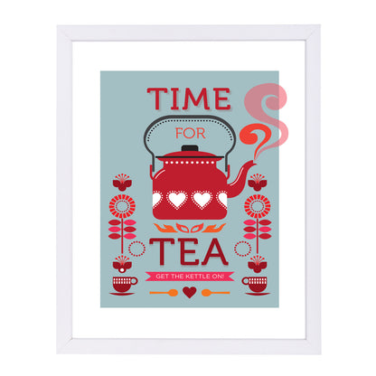 Time For Tea by Visual Philosophy Framed Print - Americanflat