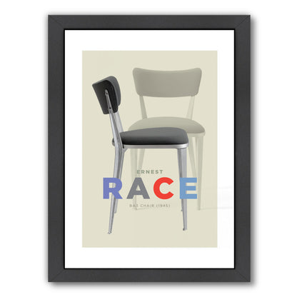 Ernest Race Chair by Visual Philosophy Framed Print - Americanflat