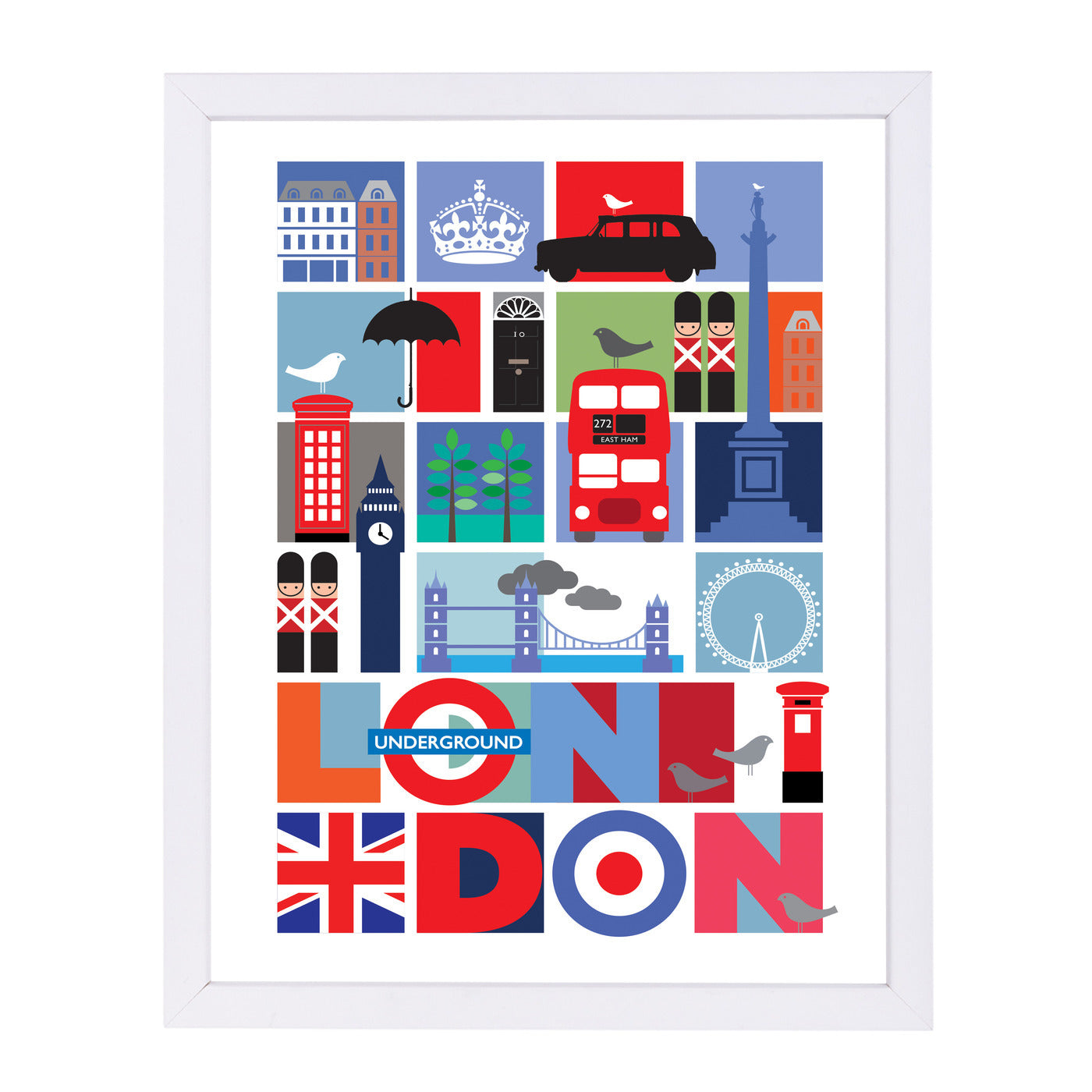 London by Visual Philosophy Framed Print - Americanflat