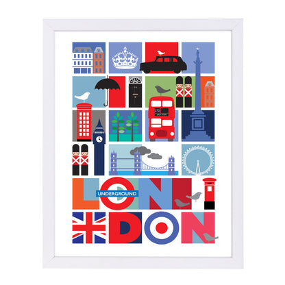 London by Visual Philosophy Framed Print - Americanflat