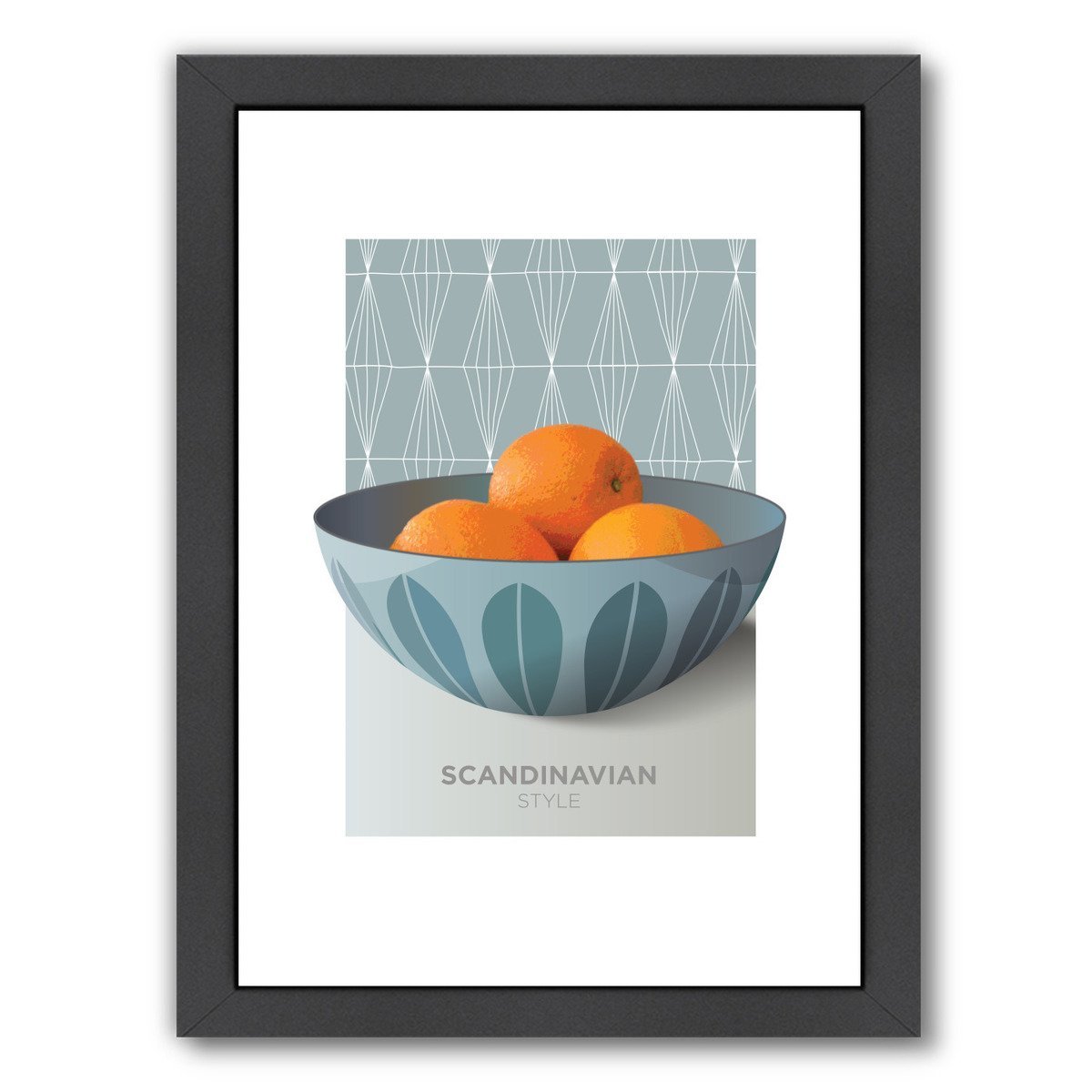 Cathrineholm Oranges by Visual Philosophy Framed Print - Americanflat
