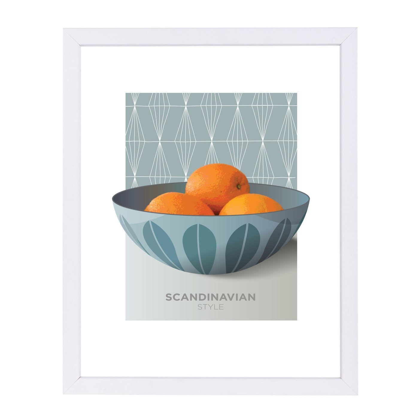 Cathrineholm Oranges by Visual Philosophy Framed Print - Americanflat