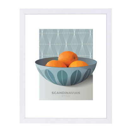 Cathrineholm Oranges by Visual Philosophy Framed Print - Americanflat