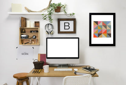 Harlequin 2 by Visual Philosophy Framed Print - Americanflat