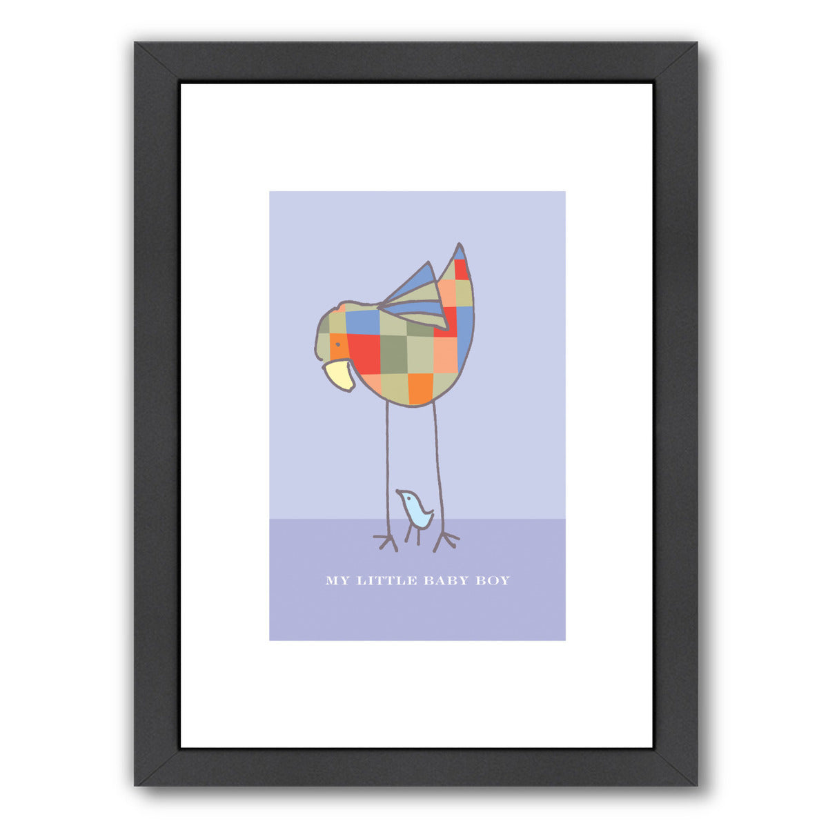 My Little Baby Boy by Visual Philosophy Framed Print - Americanflat