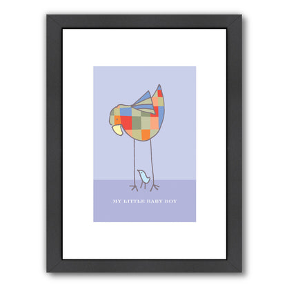 My Little Baby Boy by Visual Philosophy Framed Print - Americanflat
