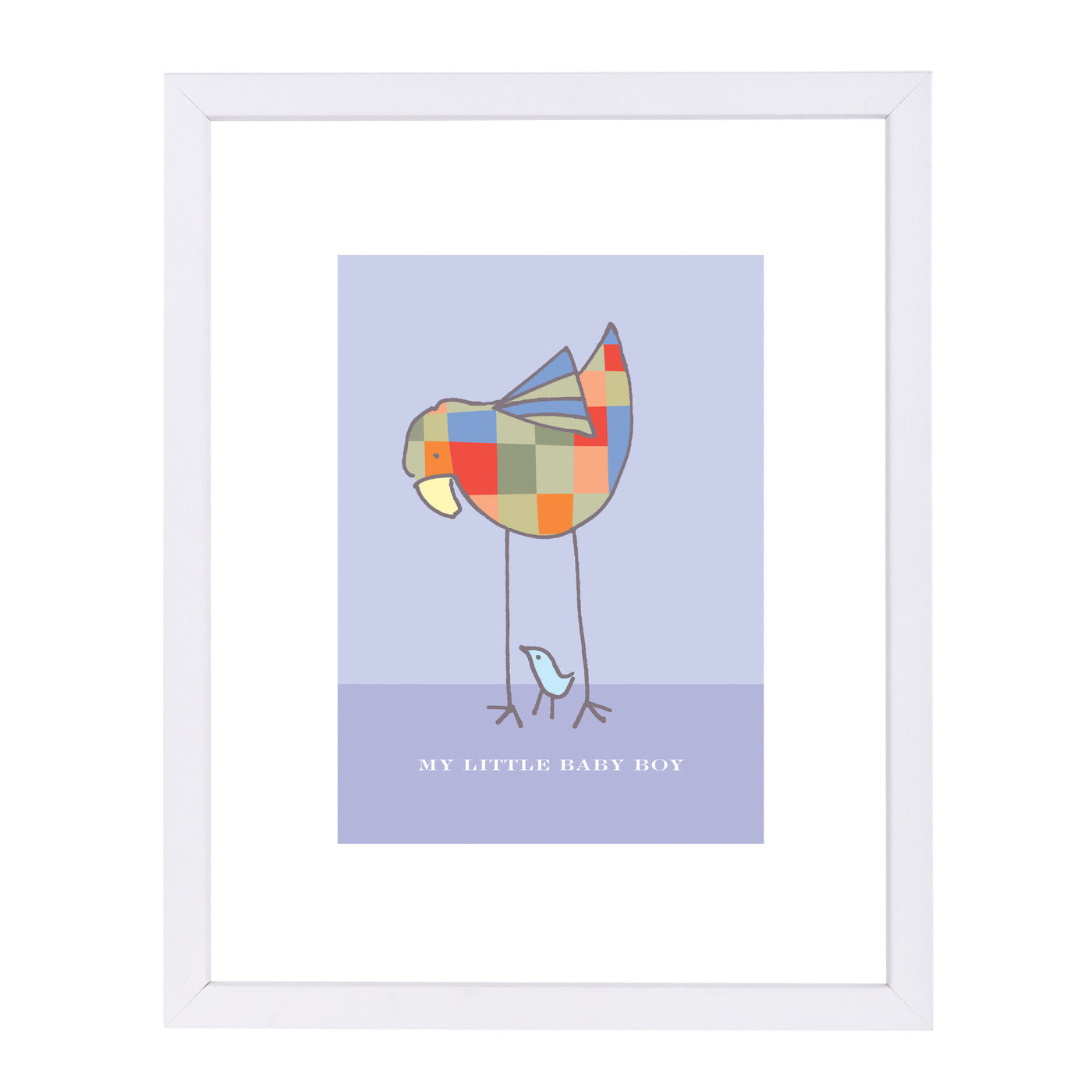 My Little Baby Boy by Visual Philosophy Framed Print - Americanflat