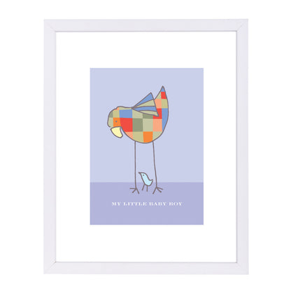 My Little Baby Boy by Visual Philosophy Framed Print - Americanflat