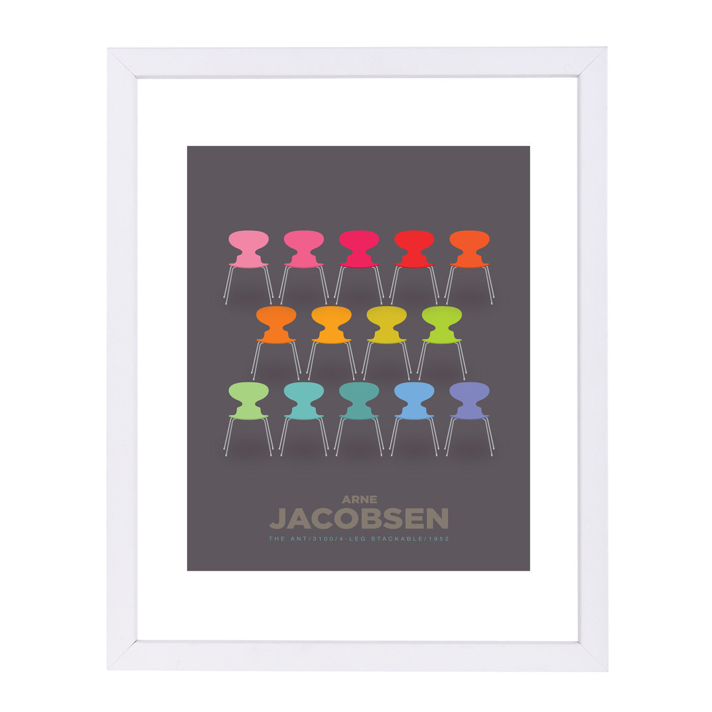 Colorful Ants by Visual Philosophy Framed Print - Americanflat