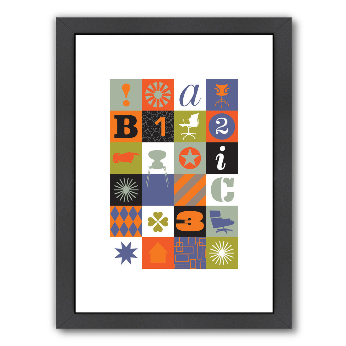 Mid Century Medley by Visual Philosophy Framed Print - Americanflat