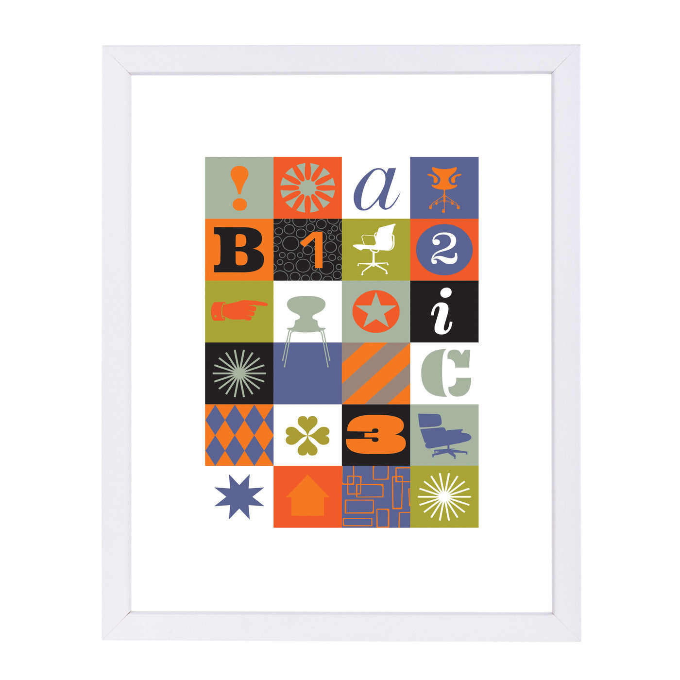 Mid Century Medley by Visual Philosophy Framed Print - Americanflat