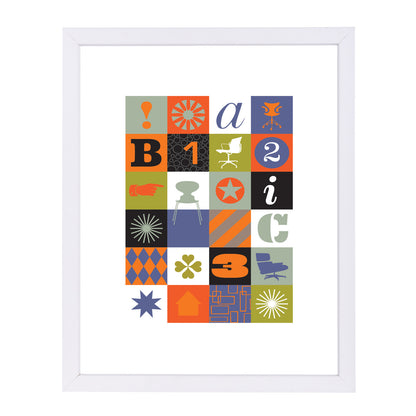 Mid Century Medley by Visual Philosophy Framed Print - Americanflat