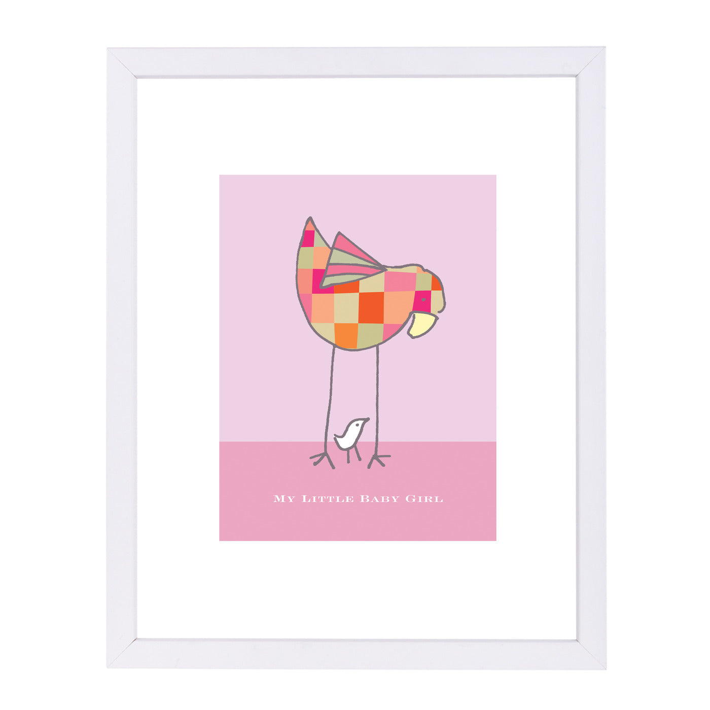 My Little Baby Girl by Visual Philosophy Framed Print - Americanflat