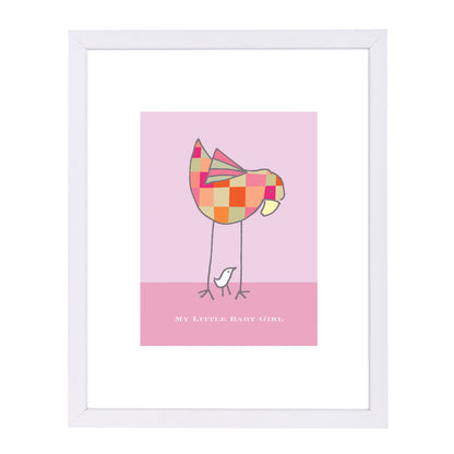 My Little Baby Girl by Visual Philosophy Framed Print - Americanflat