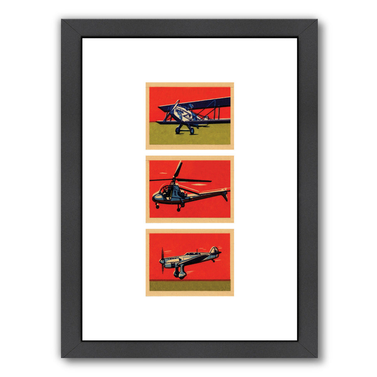 Czech Planes by Visual Philosophy Framed Print - Americanflat
