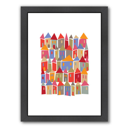 Little Houses by Visual Philosophy Framed Print - Americanflat