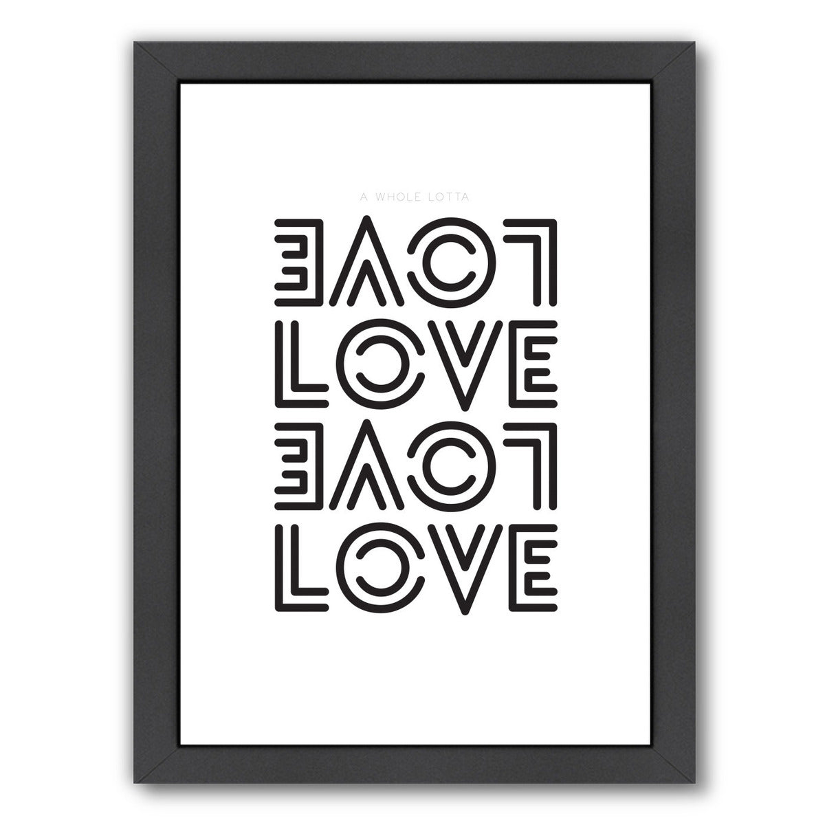 Whole Lotta Love by Visual Philosophy Framed Print - Americanflat