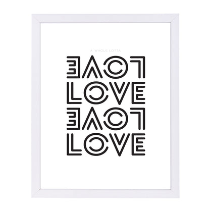 Whole Lotta Love by Visual Philosophy Framed Print - Americanflat