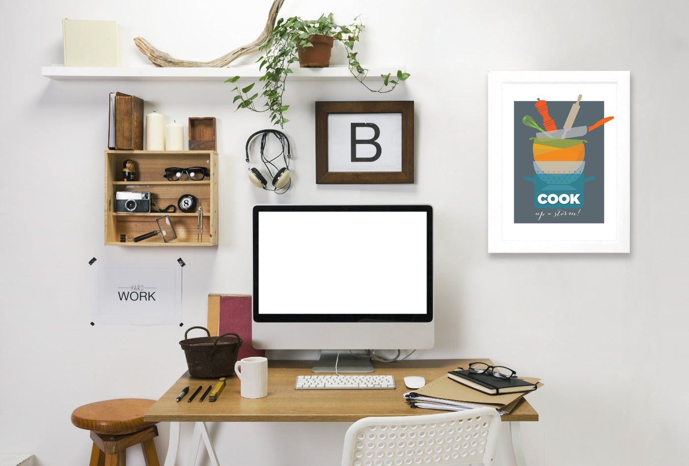 Cook Up A Storm! by Visual Philosophy Framed Print - Americanflat