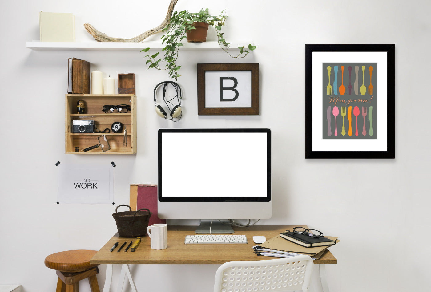 Mangiamo by Visual Philosophy Framed Print - Americanflat