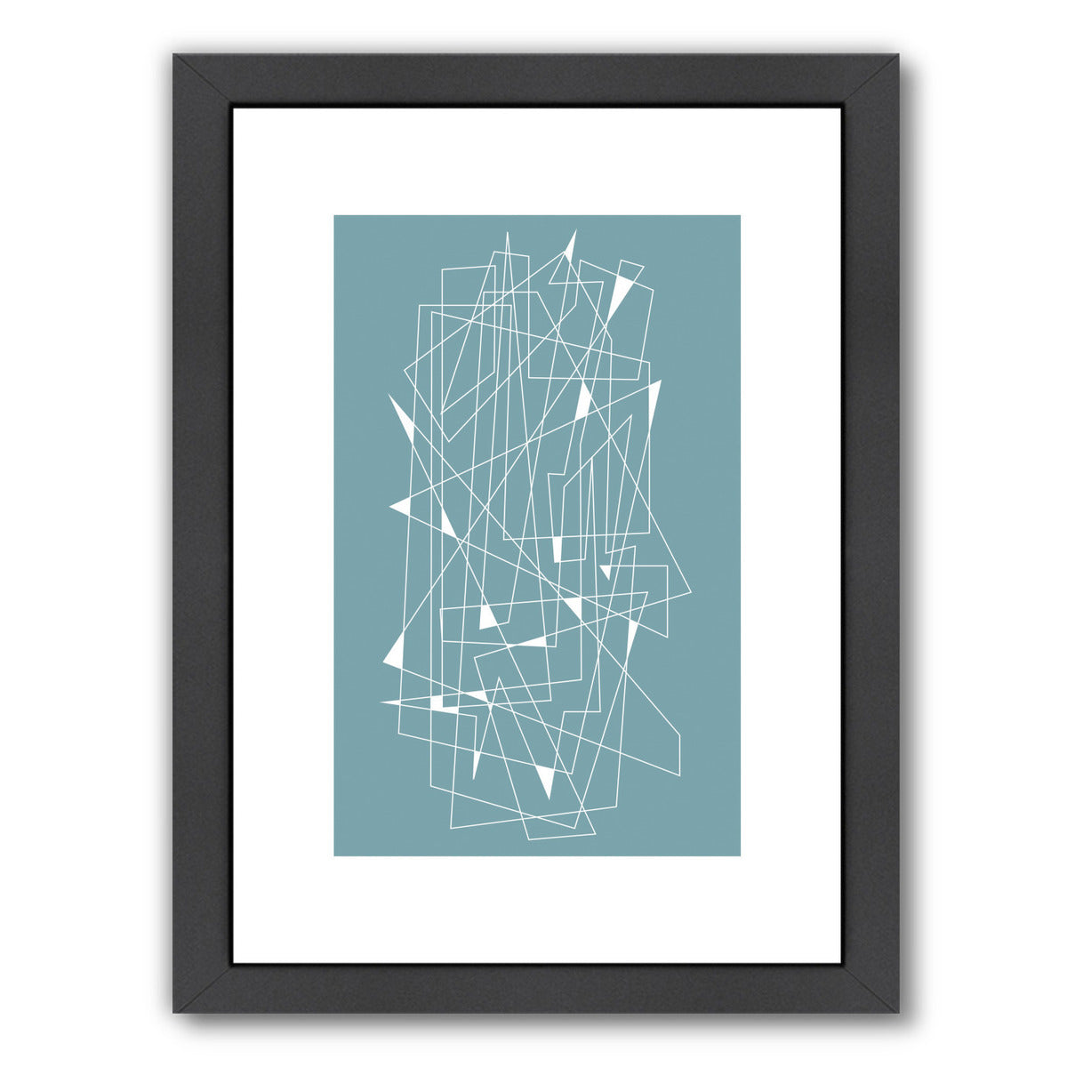 Midcentury Scratch by Visual Philosophy Framed Print - Americanflat