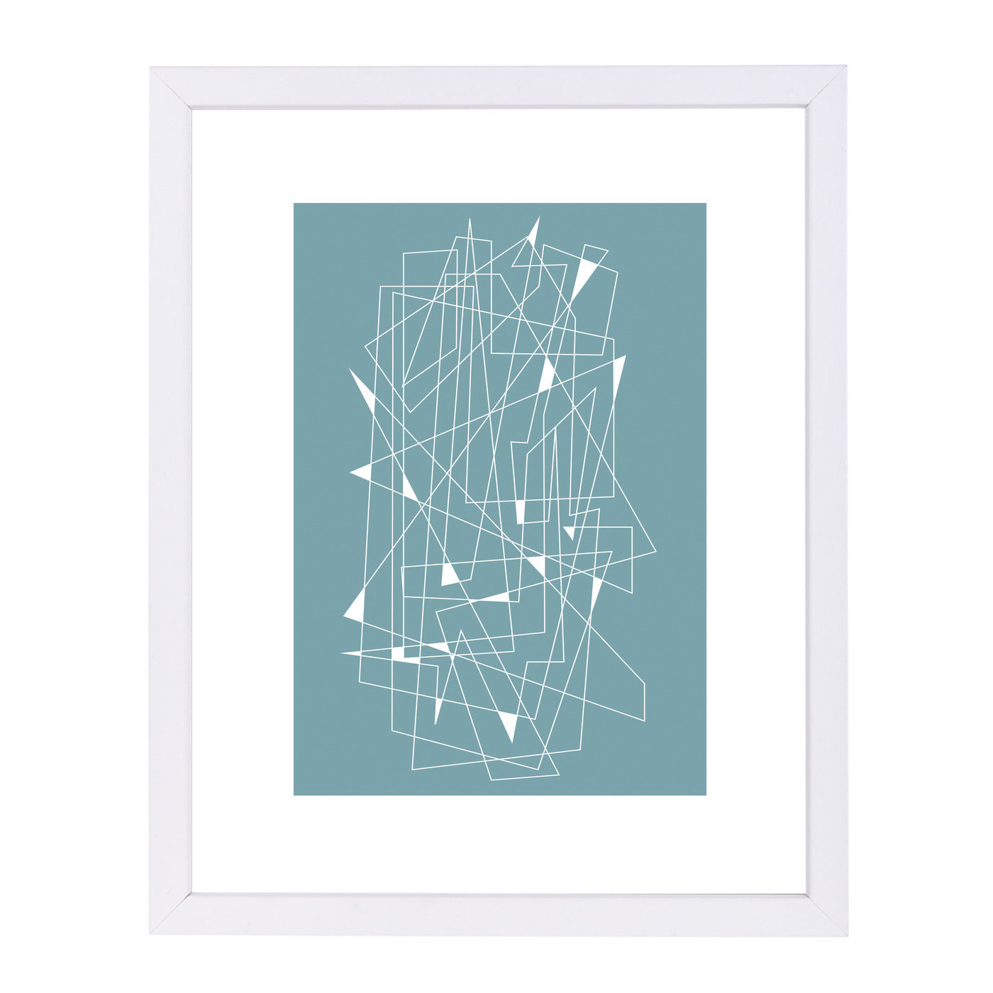 Midcentury Scratch by Visual Philosophy Framed Print - Americanflat