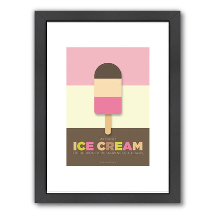 Ice Cream by Visual Philosophy Framed Print - Americanflat