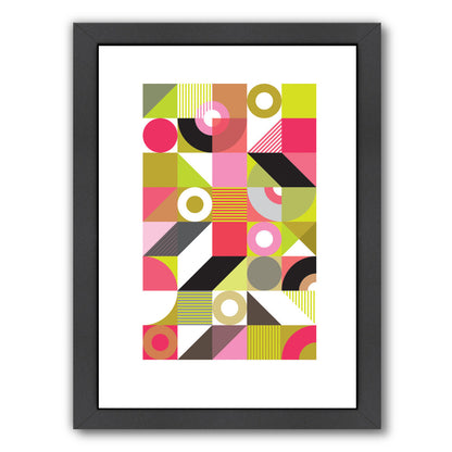 Midcentury Harlequin by Visual Philosophy Framed Print - Americanflat