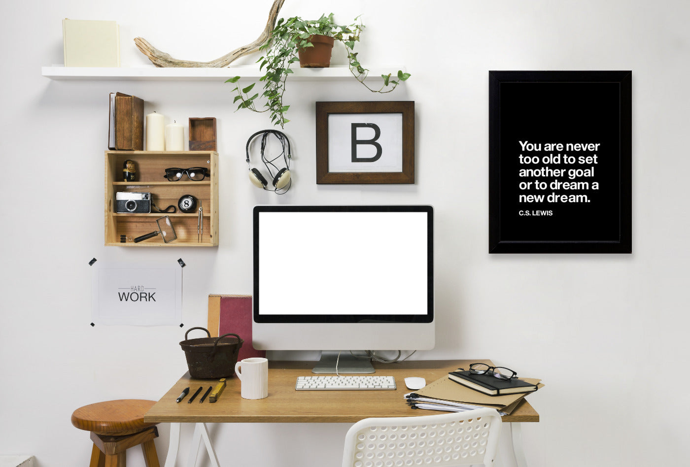Cs Lewis by Motivated Type Framed Print - Americanflat
