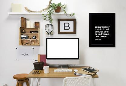 Cs Lewis by Motivated Type Framed Print - Americanflat