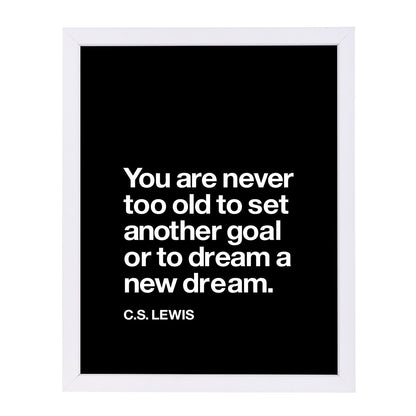 Cs Lewis by Motivated Type Framed Print - Americanflat